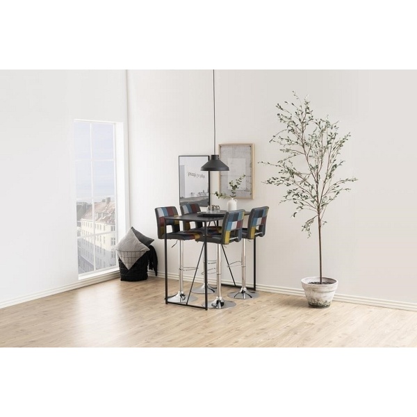 Stół barowy Seaford czarny - ACTONA